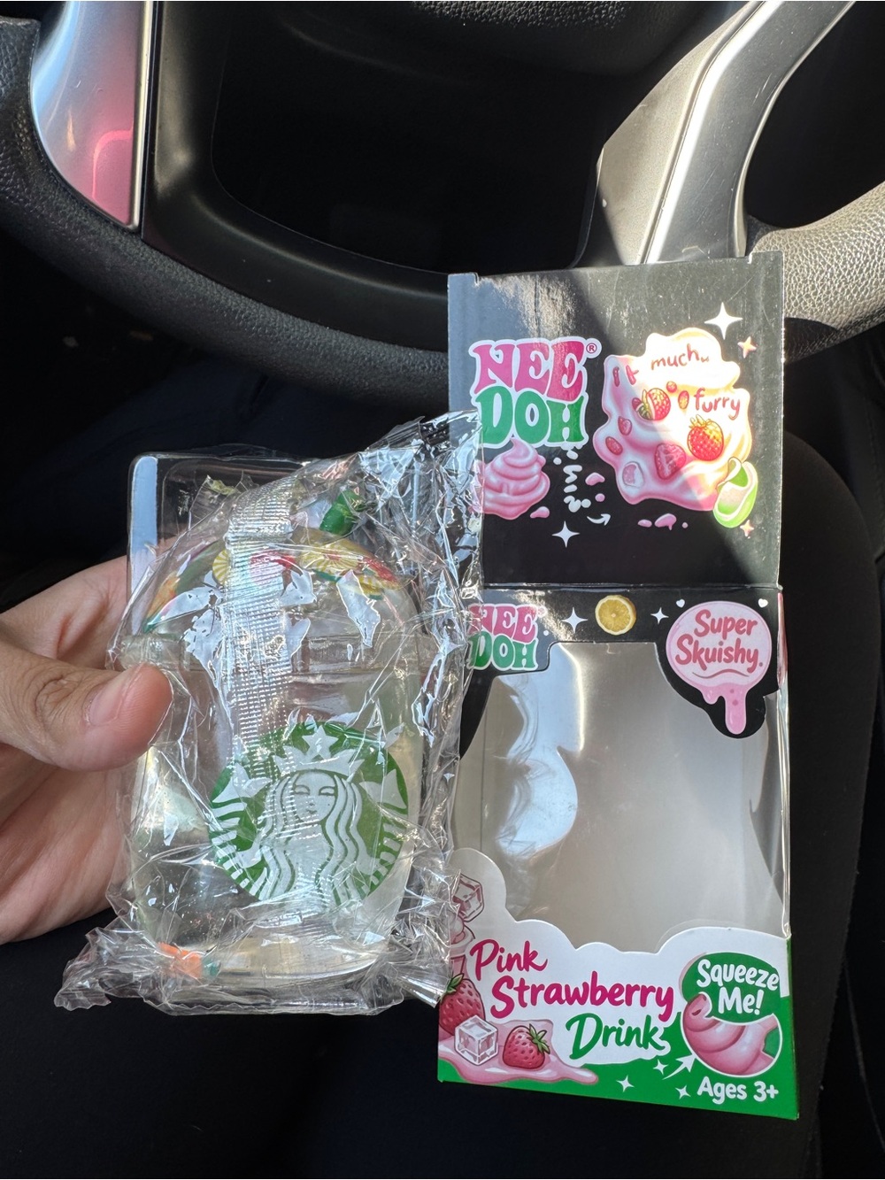 RARE Clear Fruit Starbucks Squishy